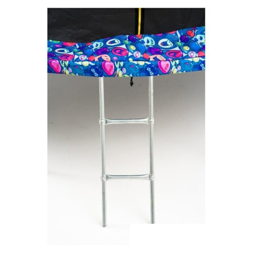 Батут Calviano Outside Master Smile 374 см - 12ft (внешняя сетка, с лестницей)