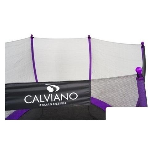Батут Calviano Outside Master Purple 252 см - 8ft (внешняя сетка, с лестницей)