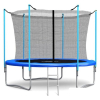 Батут Atlas Sport 252 см - 8ft (с лестницей, внутренняя сетка, синий)