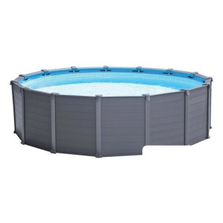 Каркасный бассейн Intex Graphite Gray Panel 26384 (478х124) 2021748