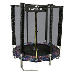 Батут Calviano Smile 140 см-4.5FT с внешней сеткой складной 9361365