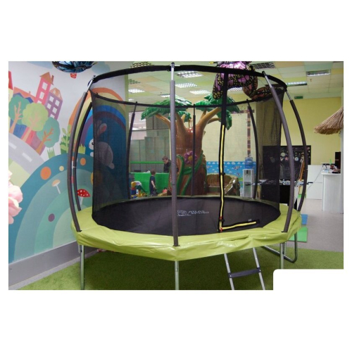 Батут Atlas Sport 312 см - 10ft Master (с лестницей, зеленый)