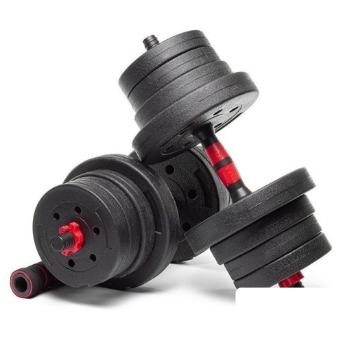 Набор гантелей с соединительным грифом  AMETIST с соединительным грифом композитные 24кг