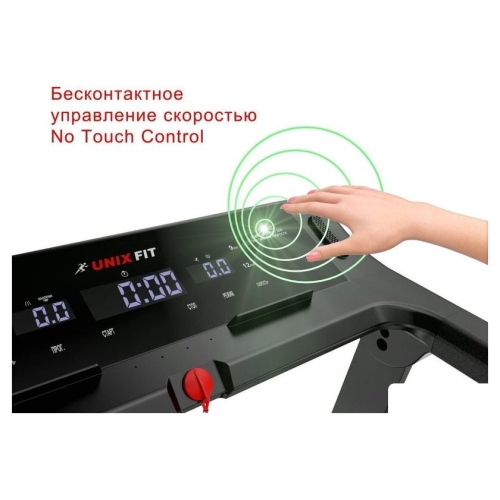 Электрическая беговая дорожка Unixfit Hi-tech F2 (dark storm)