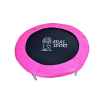 Батут Atlas Sport 140 см - 4.5ft (на эластичных ремнях, розовый)