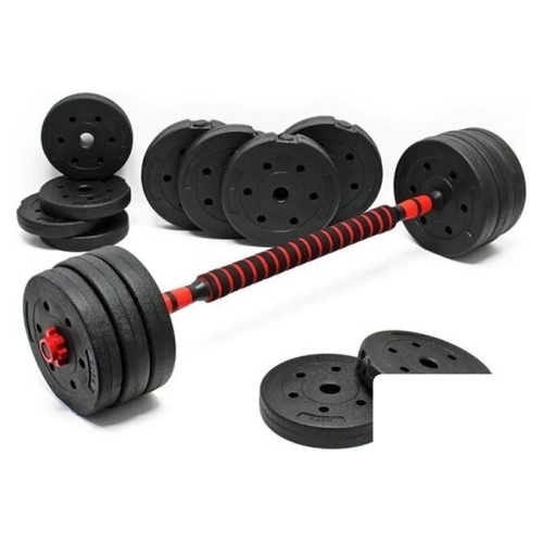 Набор гантелей с соединительным грифом  AMETIST с соединительным грифом композитные 24кг