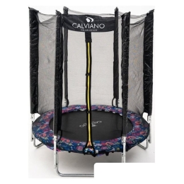 Батут Calviano Smile 140 см-4.5FT с внешней сеткой складной 9361365