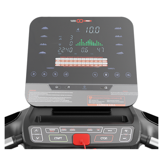 Беговая дорожка CardioPower профессиональный (PRO)  CT100