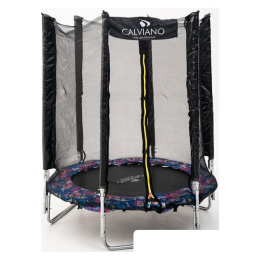 Батут Calviano Smile 140 см-4.5FT с внешней сеткой складной 9361365