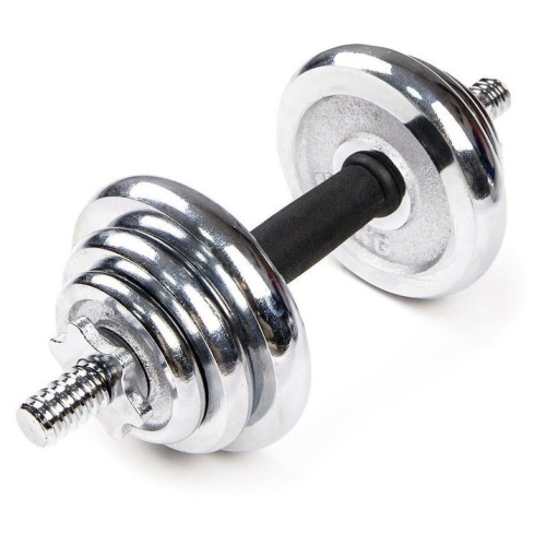 Набор гантелей Atlas Sport хромированные в чемодане 20 кг (2x10 кг)