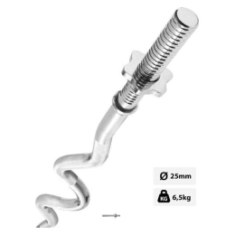 Гриф для штанги Ametist EZ-образный хромированный 1200/25 9345195