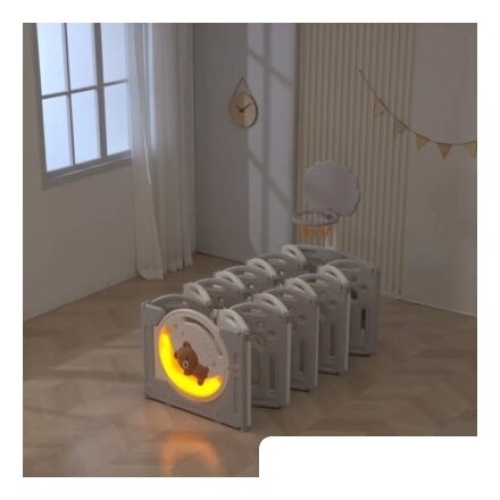 Игровой манеж UNIX kids DeLuxe Grey 150x200
