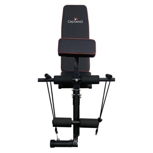 Силовая скамья Calviano 1003 (черный/красный)