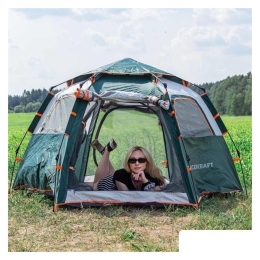Кемпинговая палатка ForceKraft FK-TENT-1 (зеленый) 9032618
