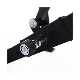 Скамья со стойками под штангу DFC GORILLA черная, с партой для бицепса