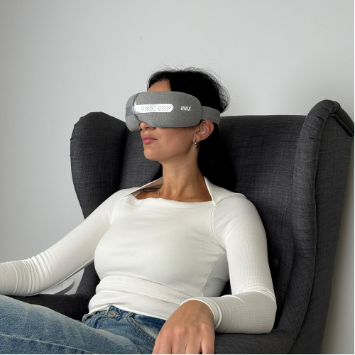 Массажер для глаз UNIX DePuff+ Grey