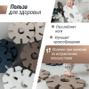 Конструктор UNIX Kids Snowflakes / Снежинки (32 шт.) серый, бежевый