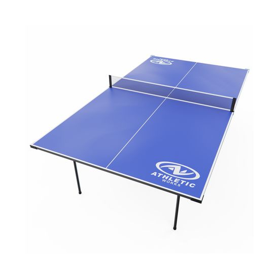 Теннисный стол DFC ATHLETIC, размер по стандарту ITTF 274 x 152 см, усиленный, с сеткой, складной