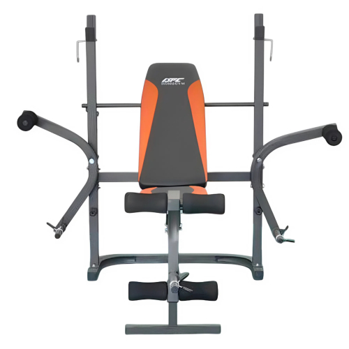 Скамья со стойками под штангу с опциями DFC D124