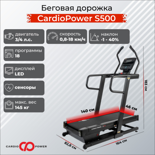 Беговая дорожка CardioPower S500