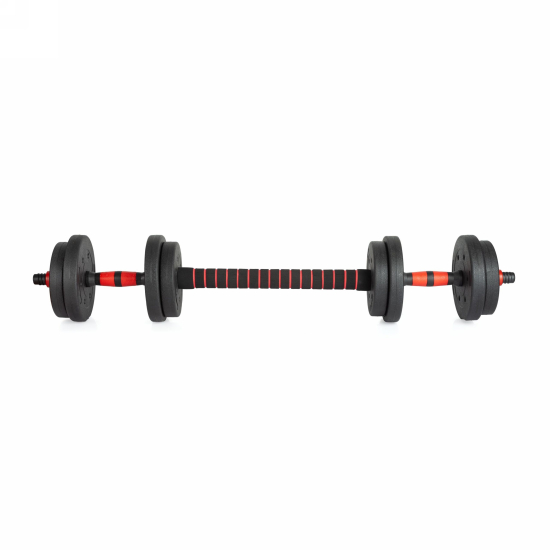 Гантели разборные с грифом, 15 кг. (2 шт. х 7,5 кг.) VictoryFit VF-DС150