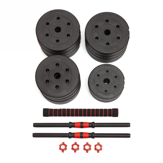 Гантели разборные с грифом, 40 кг. (2 шт. х 20 кг.) VictoryFit VF-DС400