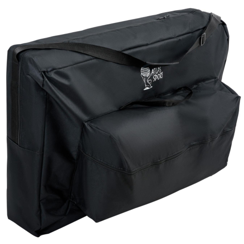 Массажный стол Atlas Sport складной 2-с 60 см деревянный + сумка в подарок (фиолетовый)