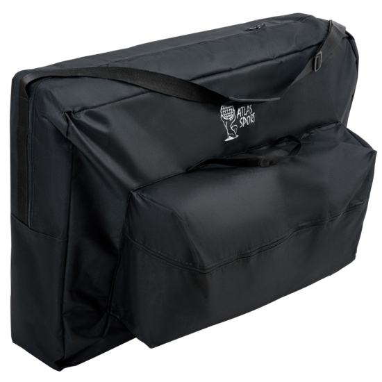 Массажный стол Atlas Sport складной 2-с 60 см деревянный + сумка в подарок (фиолетовый)