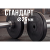 Диск 26 мм. пластиковый  10 кг VictoryFit VF-SPL26100