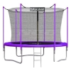 Батут Atlas Sport 312 см - 10ft (с лестницей, внутренняя сетка, сливовый)