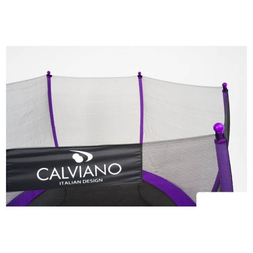 Батут Calviano Outside Master Purple 312 см - 10ft (внешняя сетка, с лестницей)