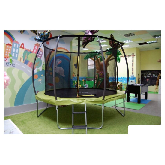 Батут Atlas Sport 312 см - 10ft Master (с лестницей, зеленый)