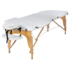 Массажный стол Atlas Sport 70 см складной 3-с деревянный (белый)
