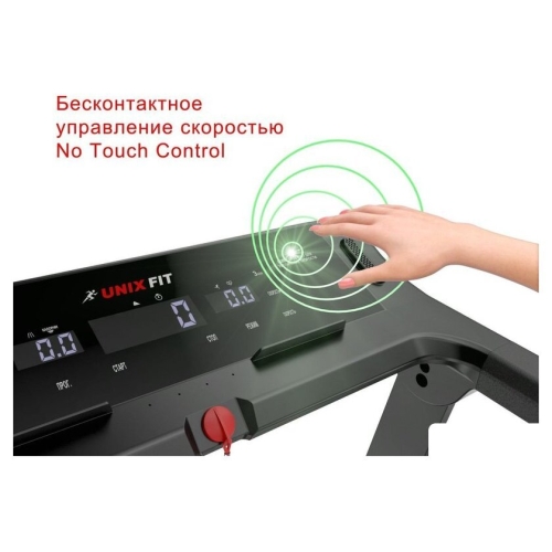 Электрическая беговая дорожка Unixfit Hi-tech F2 Plus (dark storm)