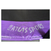 Батут Atlas Sport 252 см - 8ft (с лестницей, внутренняя сетка, сливовый)