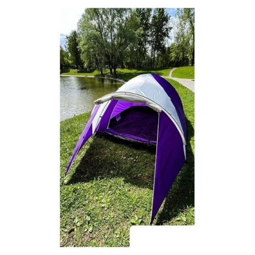 Треккинговая палатка Calviano Acamper Acco 4 (фиолетовый)