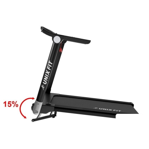 Электрическая беговая дорожка Unixfit Hi-tech F2 Plus (dark storm)