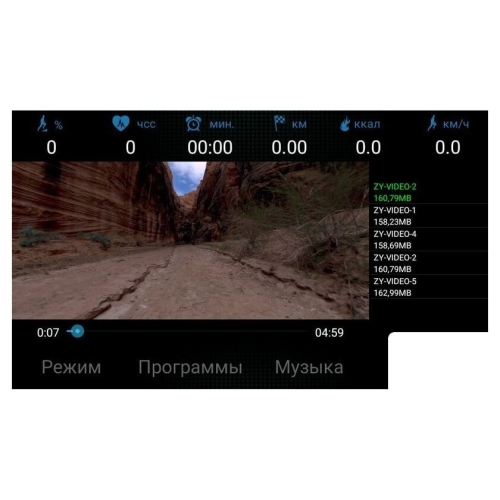 Электрическая беговая дорожка Ammity Valentina VTM 5120 TFT