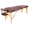 Массажный стол Atlas Sport 70 см складной 3-с деревянный (коричневый)