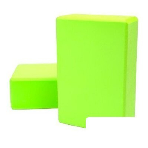 Блок для йоги AMETIST 2037636475948 (2шт, зеленый)