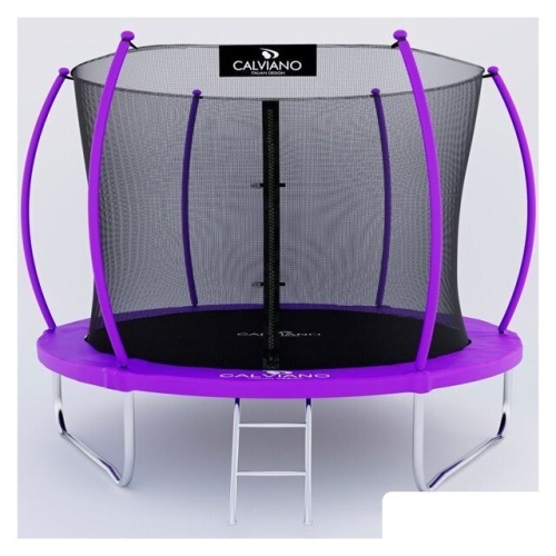 Батут Calviano Inside Master Purple 312 см - 10ft (внутренняя сетка, с лестницей)