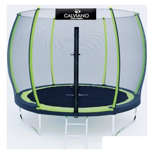 Батут Calviano Outside Master Green 312 см - 10ft (внешняя сетка, с лестницей)