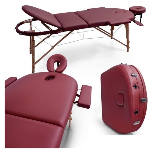 Массажный стол Unix Comfort 3 Section (burgundy)
