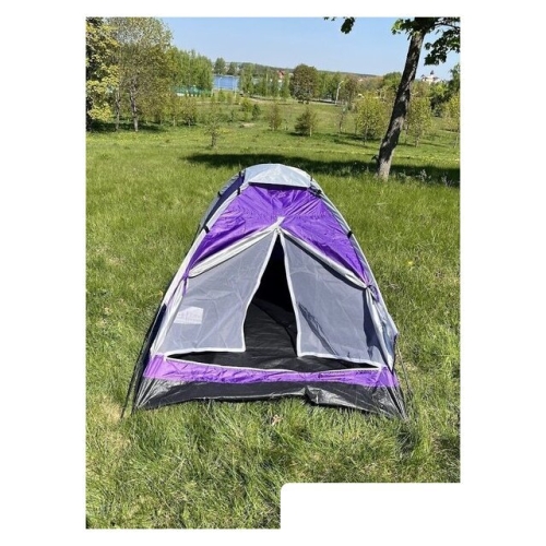Треккинговая палатка Calviano Acamper Domepack 4 (фиолетовый)
