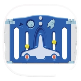 Игровой манеж UNIX kids SUPREME Space 200x200 Blue 9782458