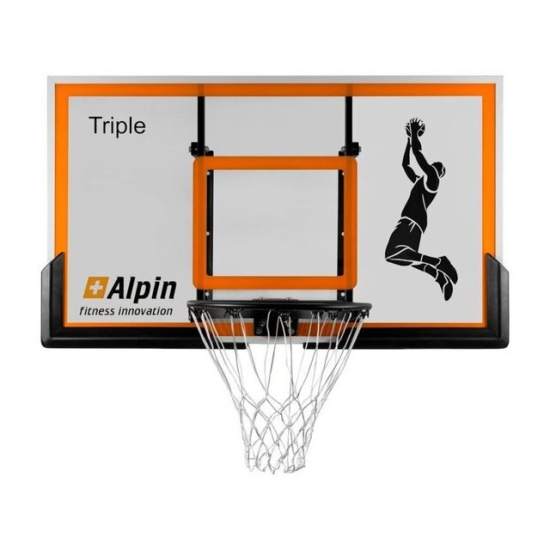 Баскетбольный щит Alpin Triple BBT-54
