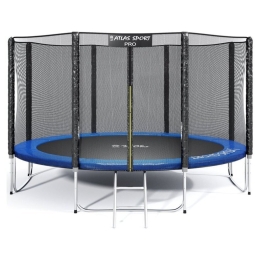 Батут Atlas Sport 312 см - 10ft Pro (4 ноги, внешняя сетка, синий) 9697318