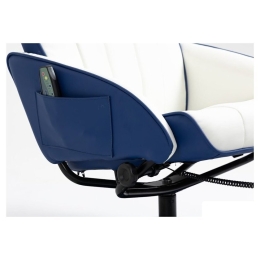 Массажное кресло Angioletto Barone Blu Bianco 9029988