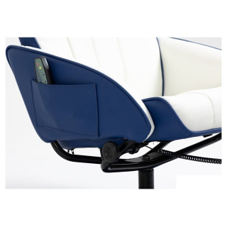 Массажное кресло Angioletto Barone Blu Bianco 9029988