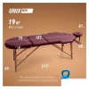Массажный стол Unix Comfort 3 Section (burgundy)